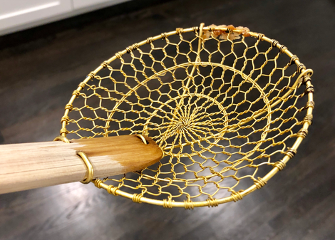 Get yerself a spider strainer